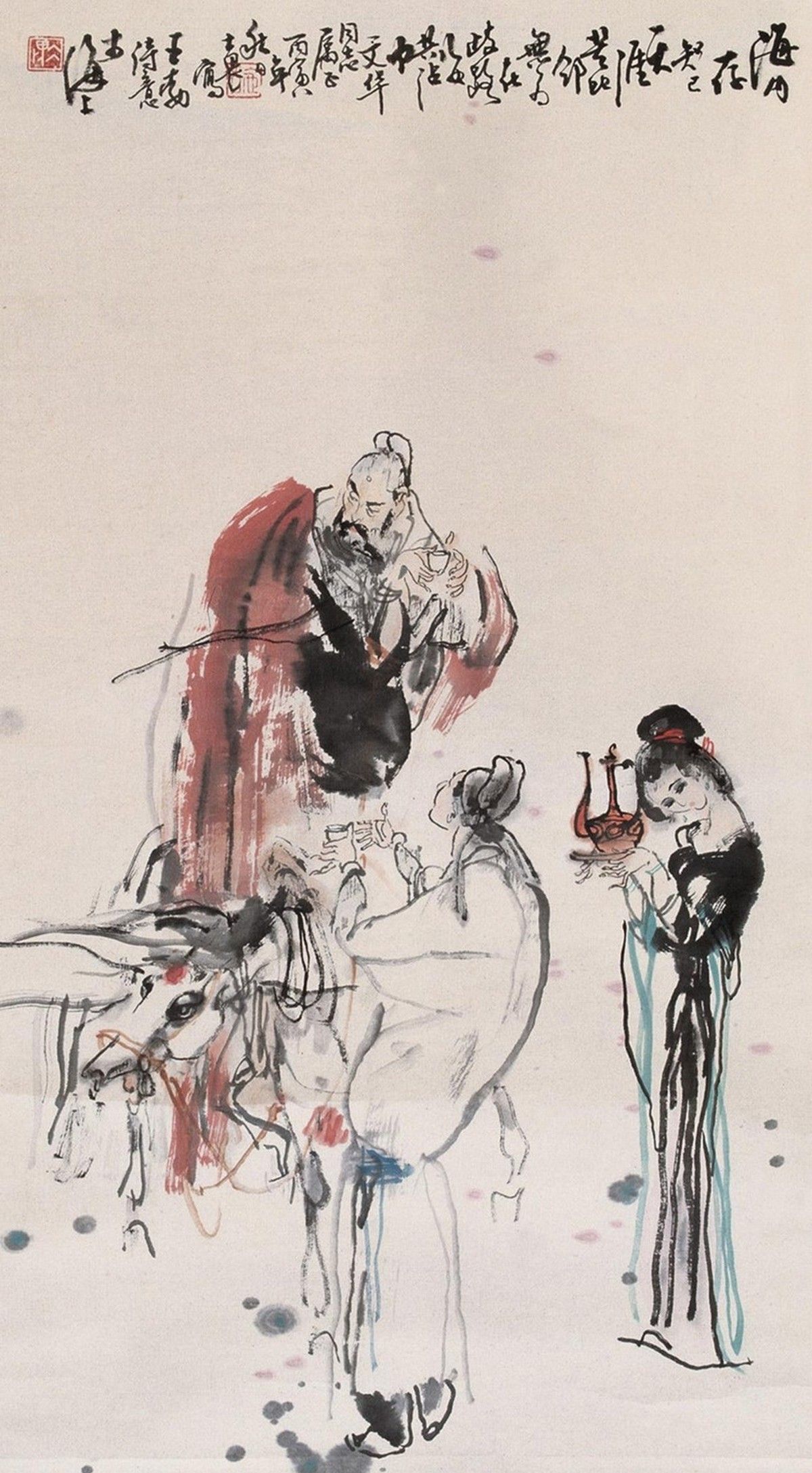 水墨风画配唐诗宋词—诗画合璧的意境之美_新浪新闻