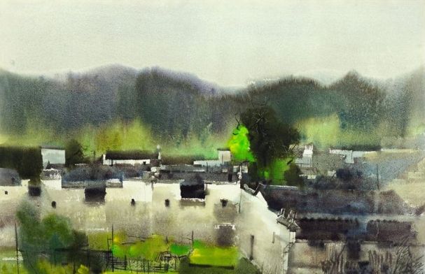 色彩诗意 意蕴秀美 平龙水彩风景画作品欣赏