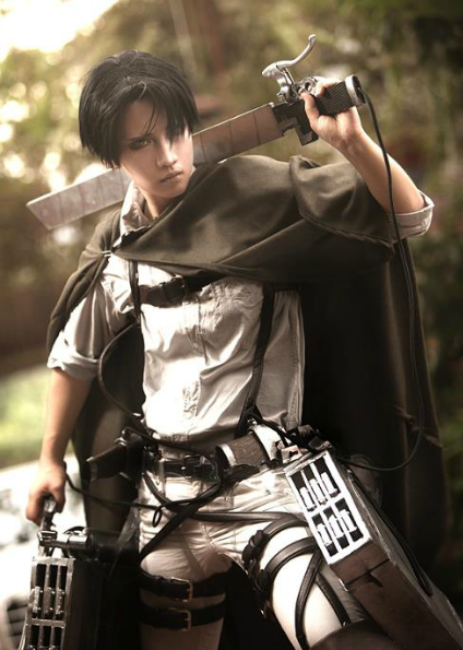 进击的巨人cos网友身高果然是利威尔兵长心中永远的痛