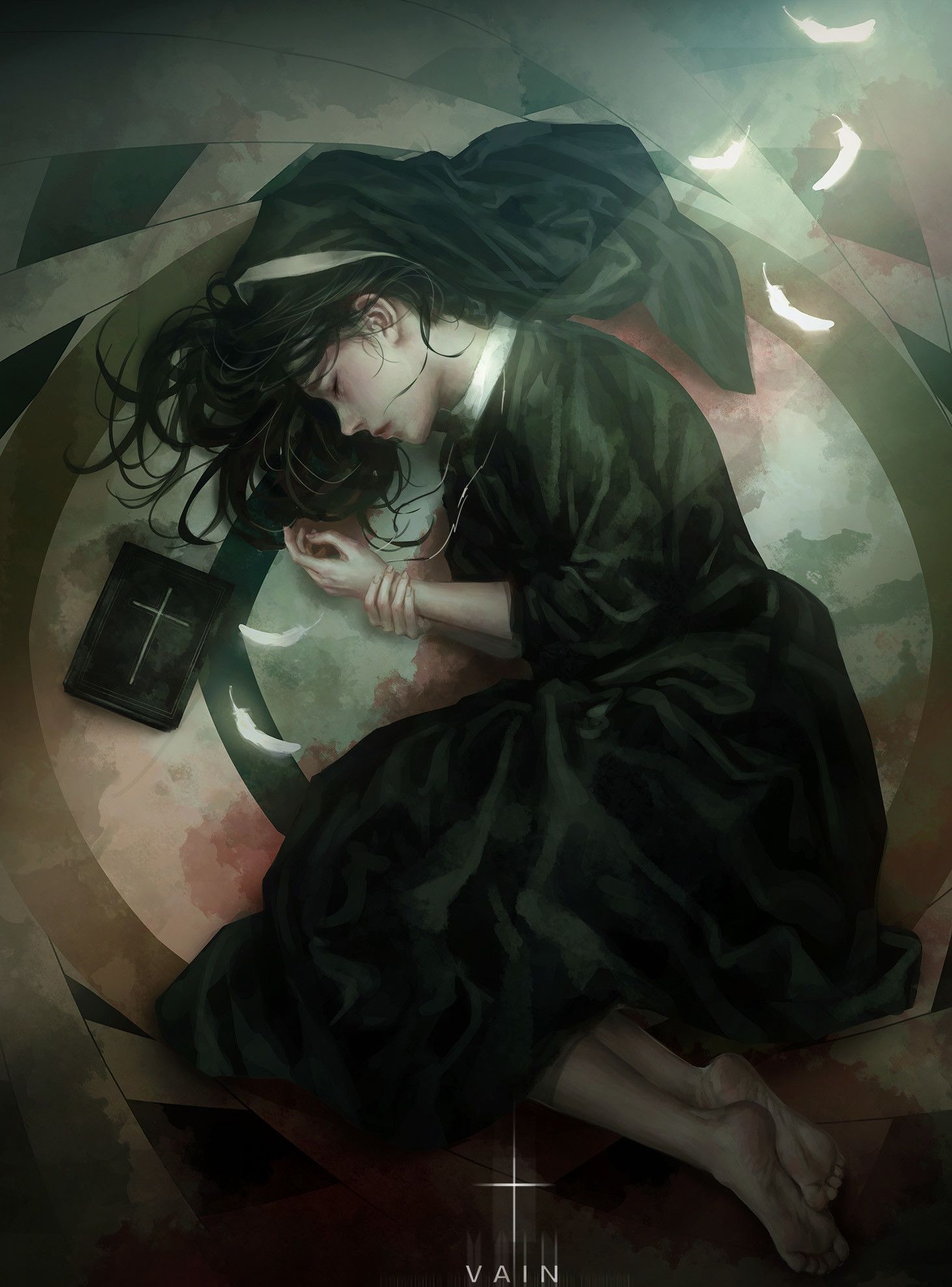 一组高质量人物插画作品欣赏!多位画技成熟的大佬的精品之作!