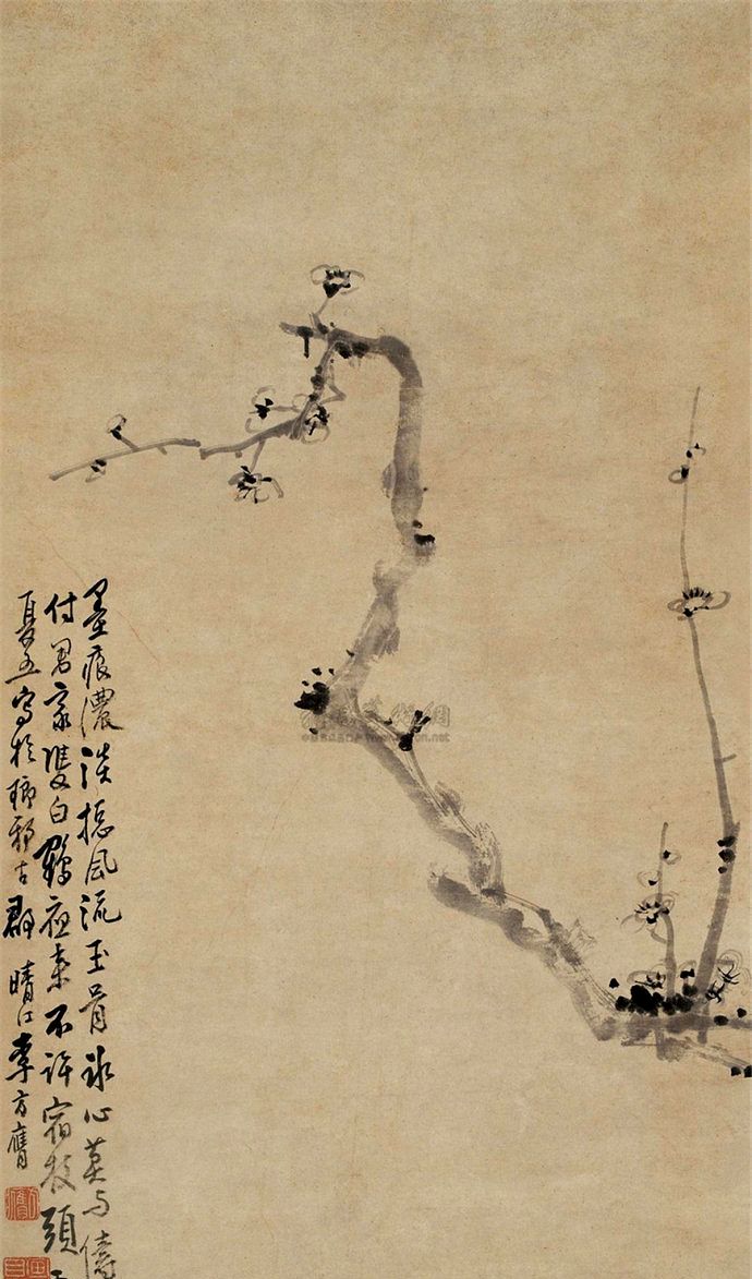 擅画梅兰竹菊清代扬州八怪之一李方膺国画作品欣赏