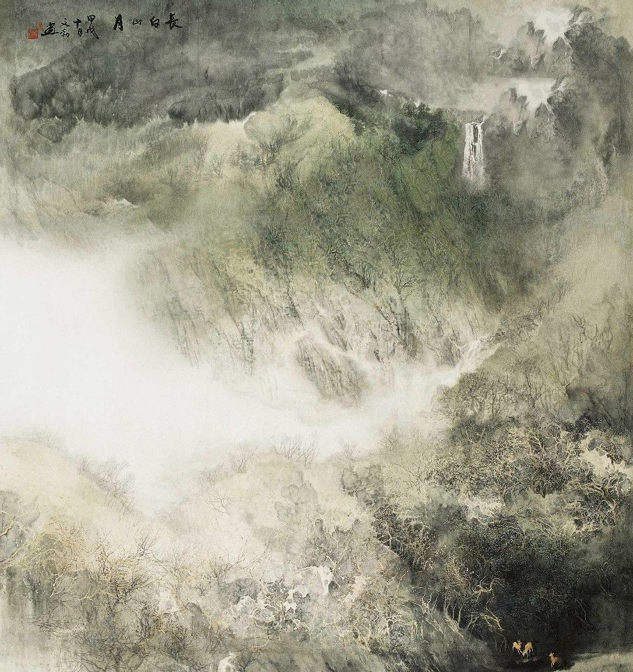 色墨交融,气象宏大,当代山水画名家孙文勃作品欣赏