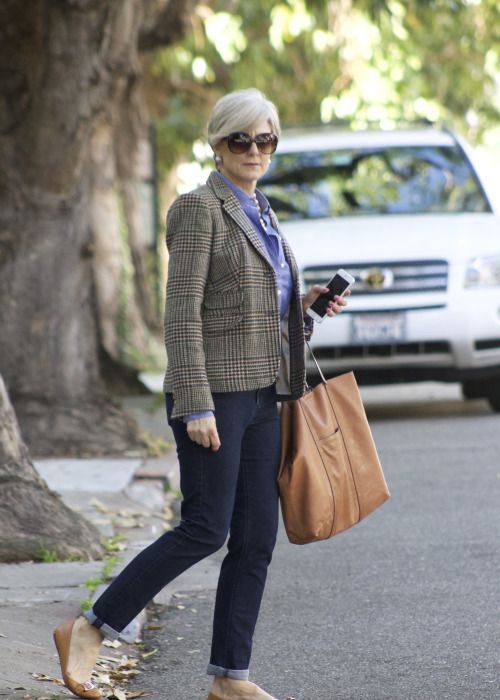 老年时尚博主bethdjalali冬季穿搭look