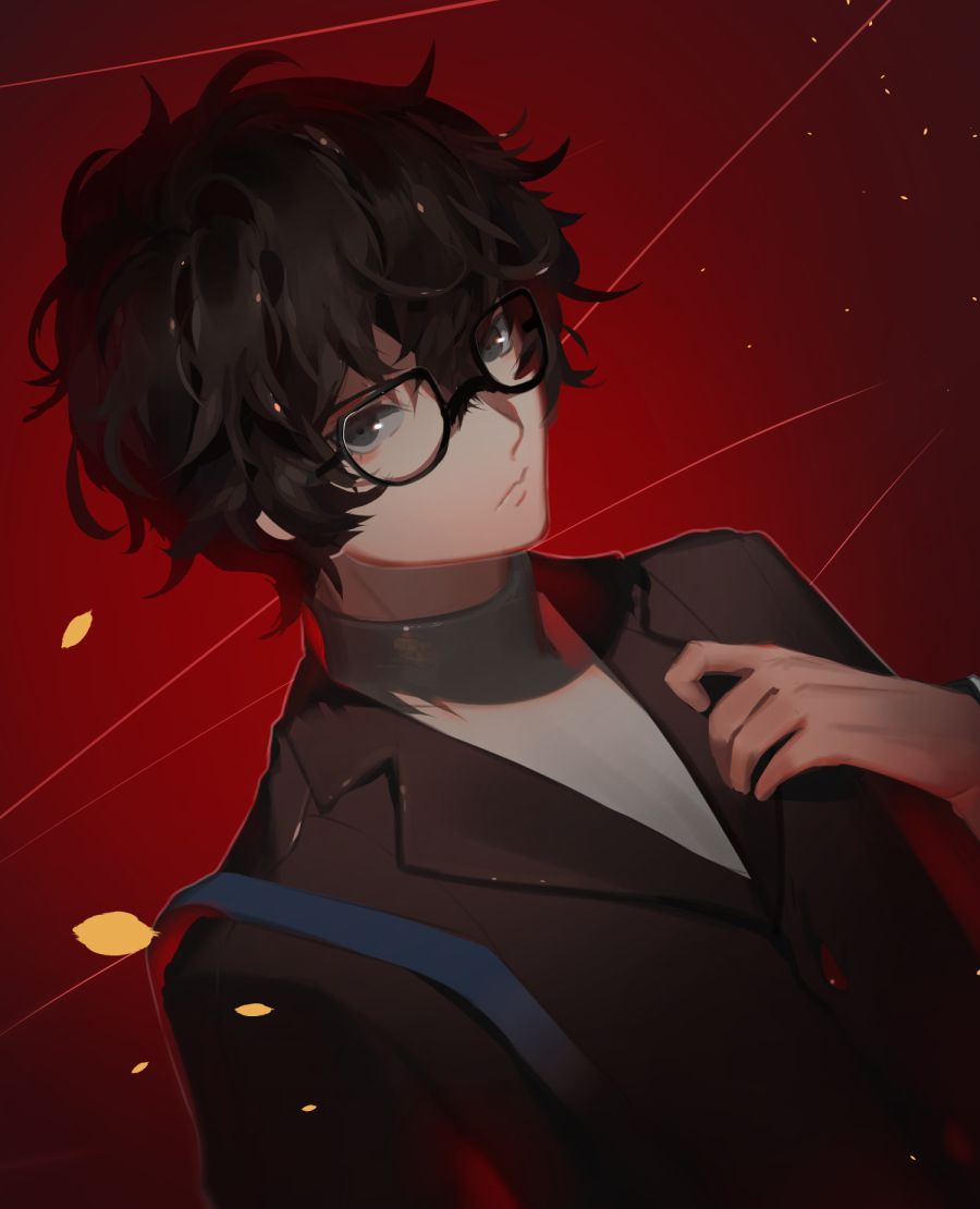 女神异闻录5:可爱又迷人的雨宫莲,精选p站太太们的