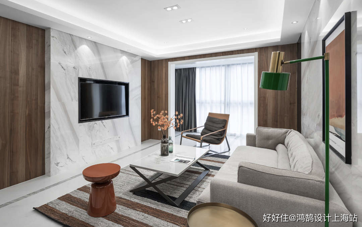 22款电视背景墙装修模板年轻人简约眼光高端照着装就对了