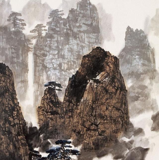气势豪壮当代山水画名家雷正民国画作品欣赏