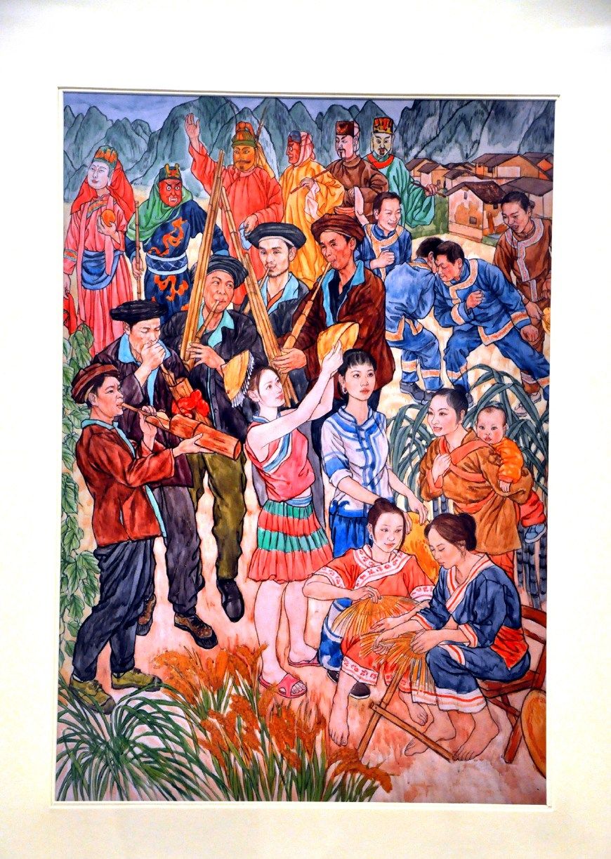 画家笔下的少数民族,每一张都很有代表性