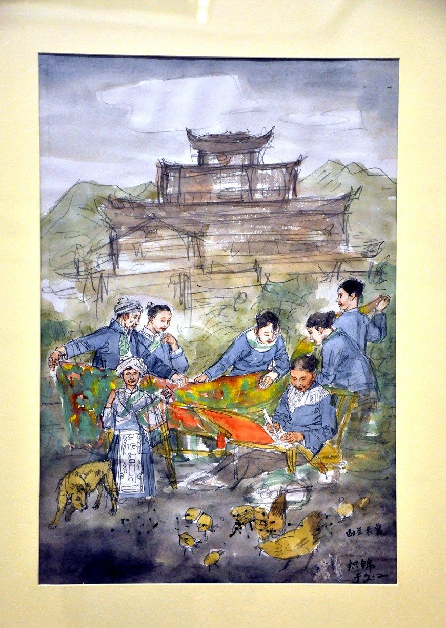 画家笔下的少数民族,每一张都很有代表性