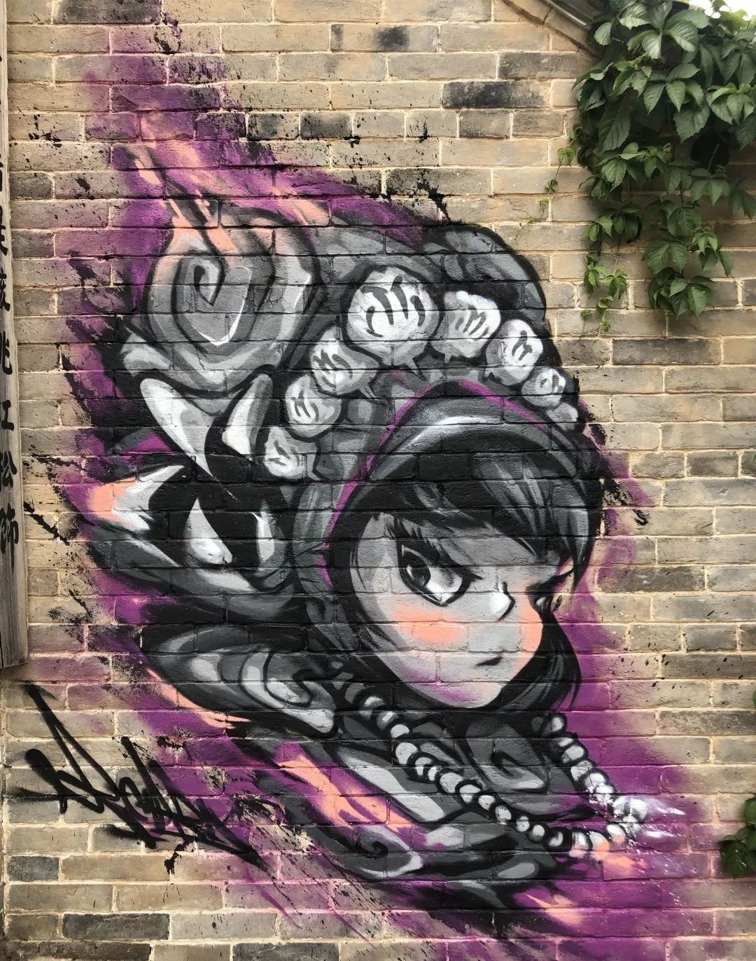 袁家村中国街画艺术节上街画家的街画作品欣赏