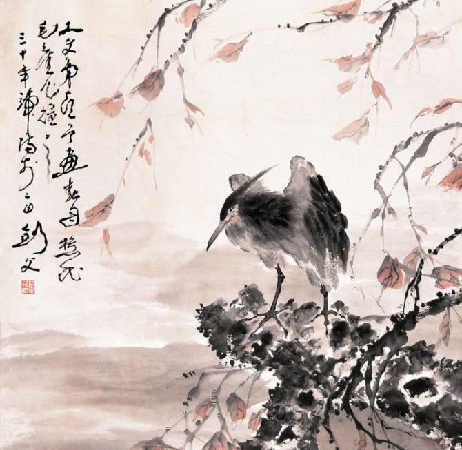 气势磅礴,风格雄厚,高剑父国画作品欣赏