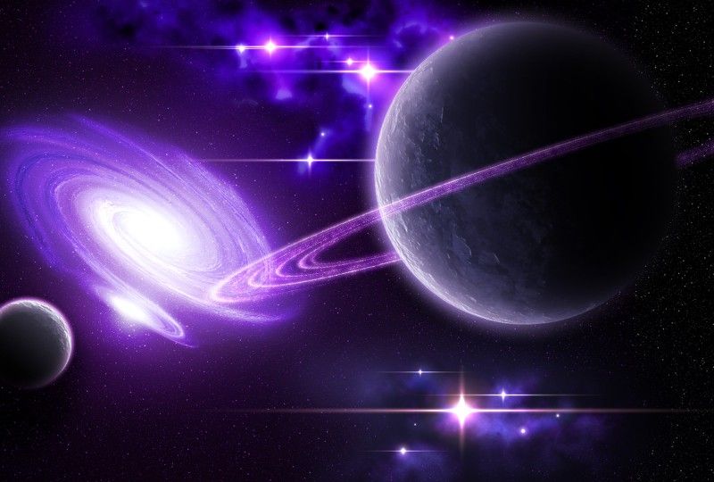 唯美宇宙幻想壁纸 黑洞 星系 地球等你想不到的美景都在这里