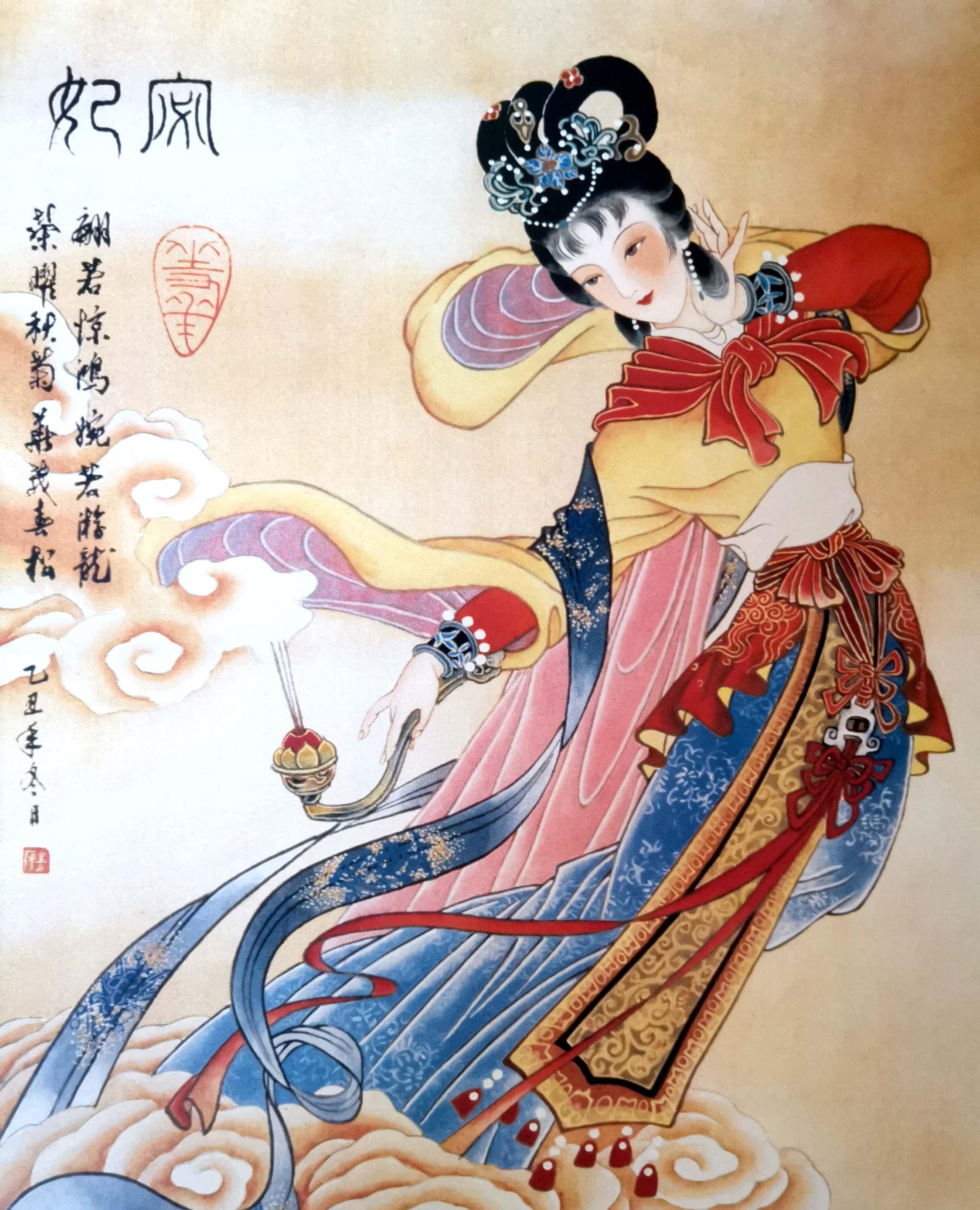 80年代的老挂历距今33年啦十二仕女图小时候见过么