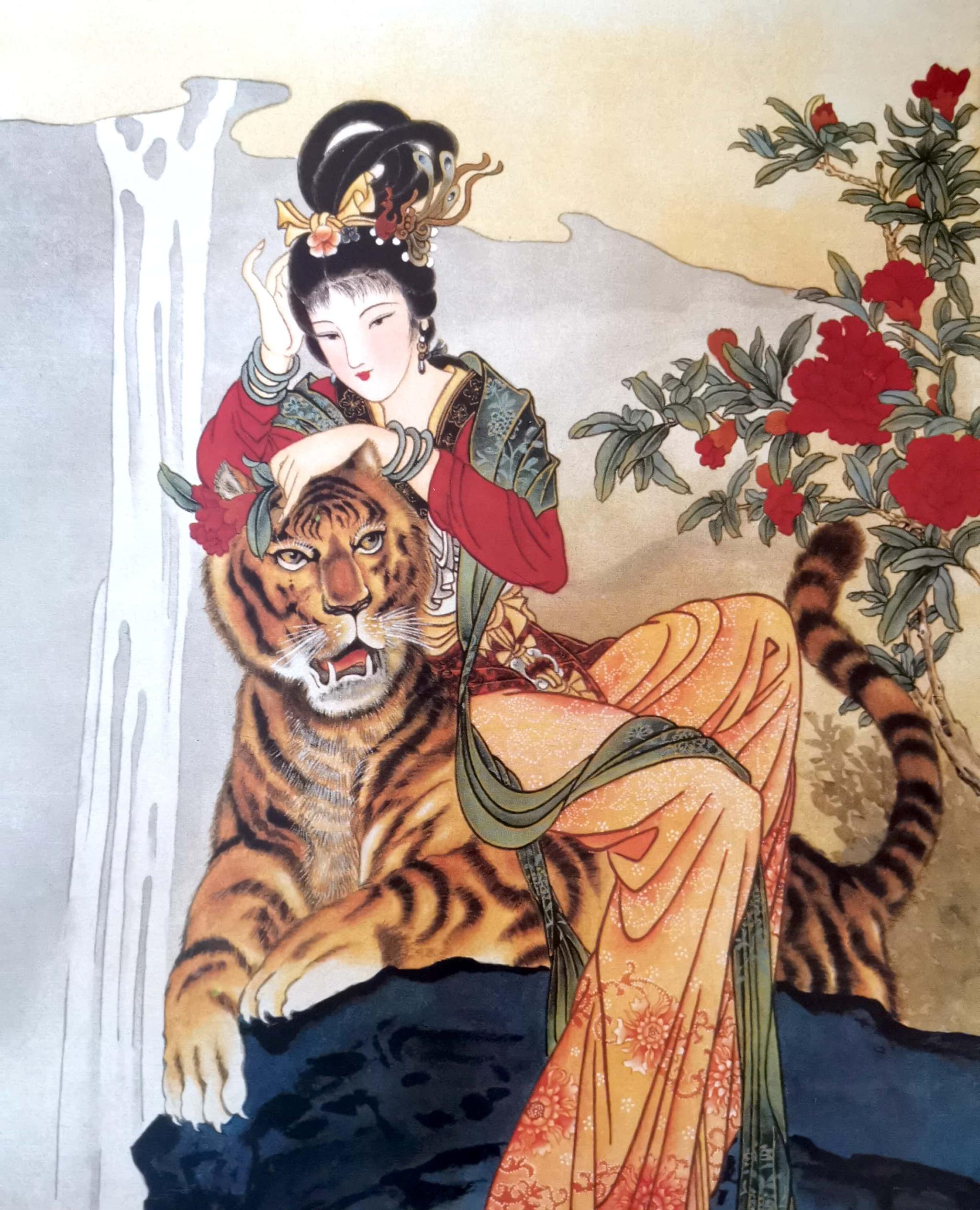 80年代的老挂历距今33年啦十二仕女图小时候见过么