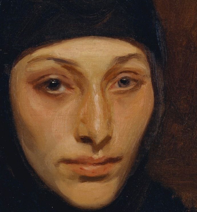 现实主义绘画大师萨金特的五官描绘,油画欣赏