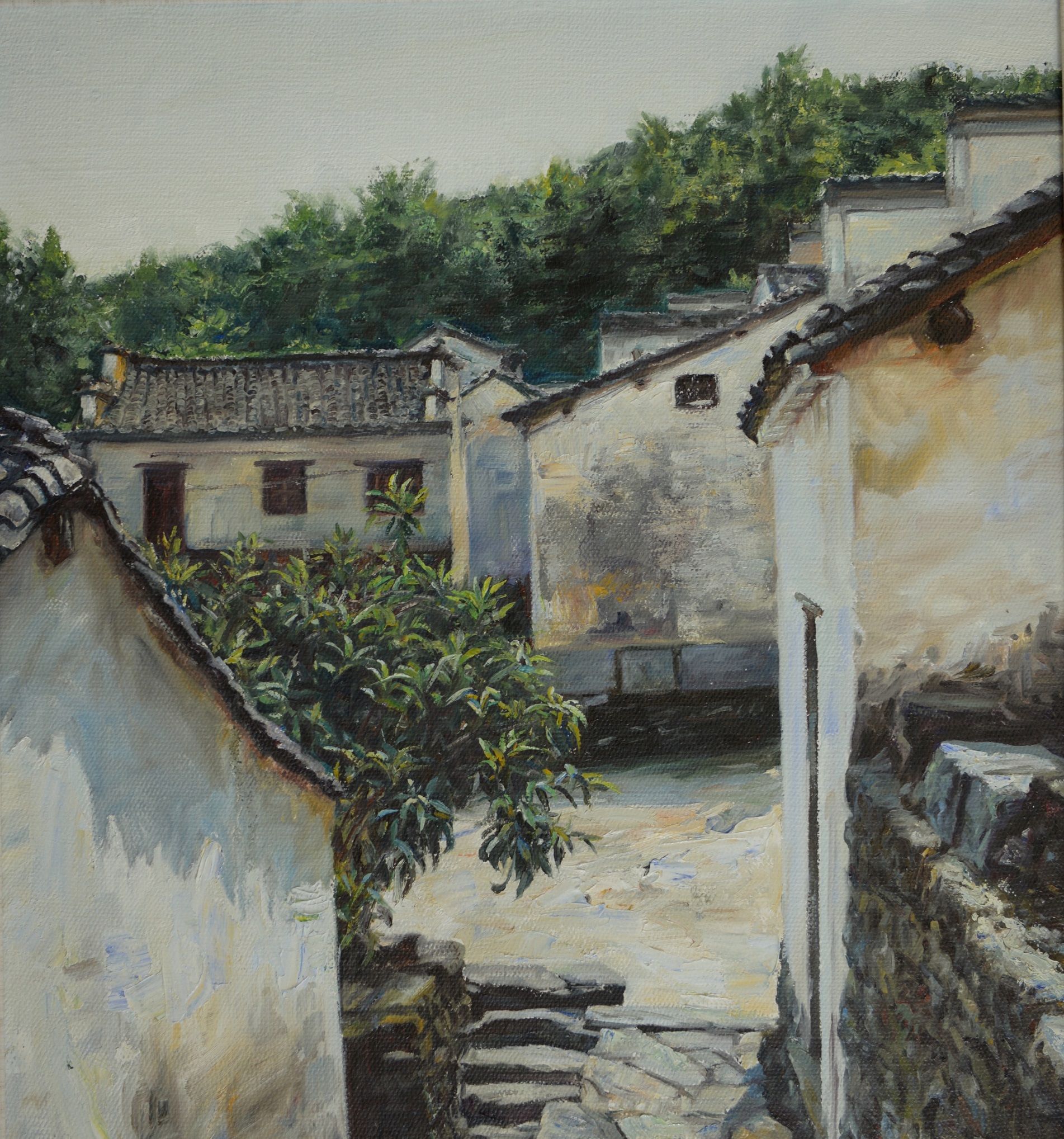 刘建中皖南采风作品:确认过"眼神",这就是故乡的老街老巷