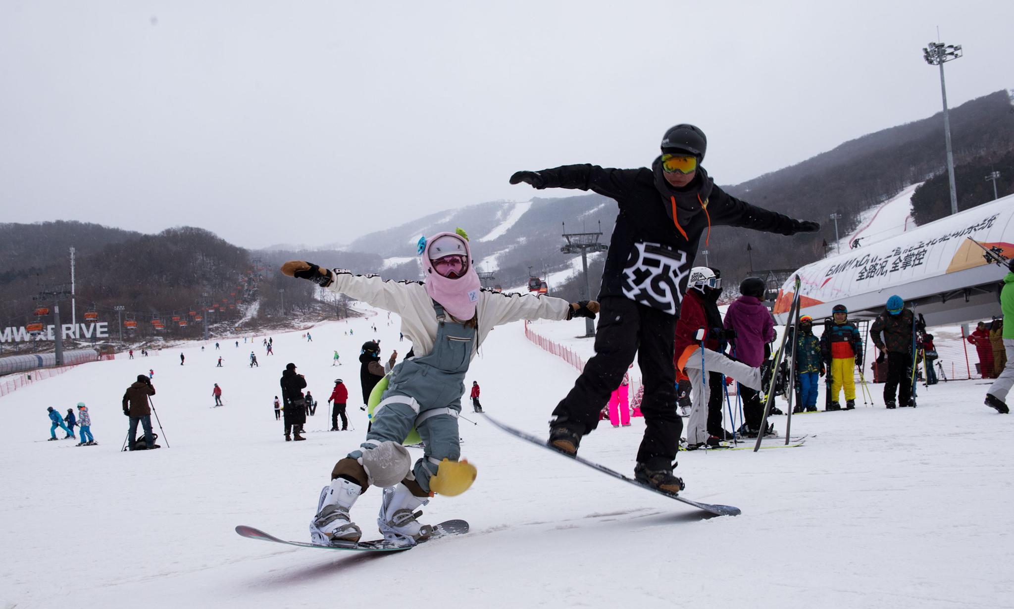快乐滑雪 万科松花湖滑雪场一瞥