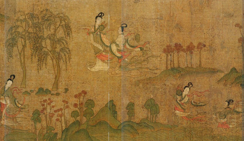 山水画祖顾恺之《洛神赋图》,每一个局部都美了1600多年_新浪新闻
