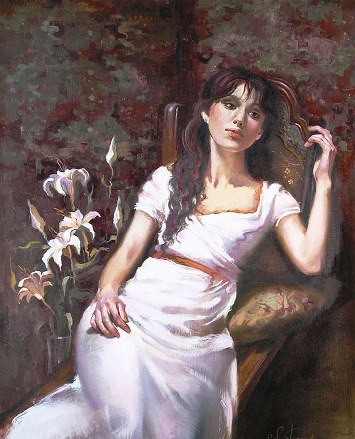 冰清玉洁:天才女画家艾琳·谢里的女性人物油画赏析|谢里|油画|画家