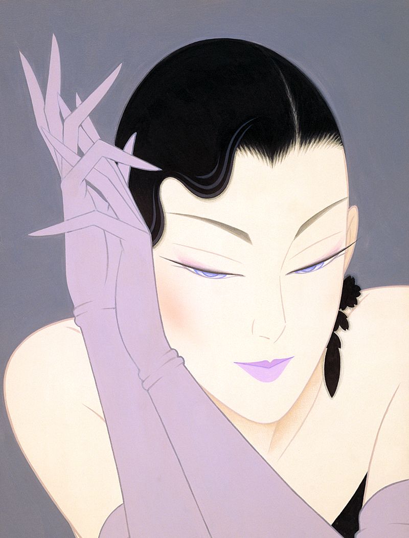 日本插画大师鹤田一郎 ichirotsuruta:冷艳的现代东方美人系列