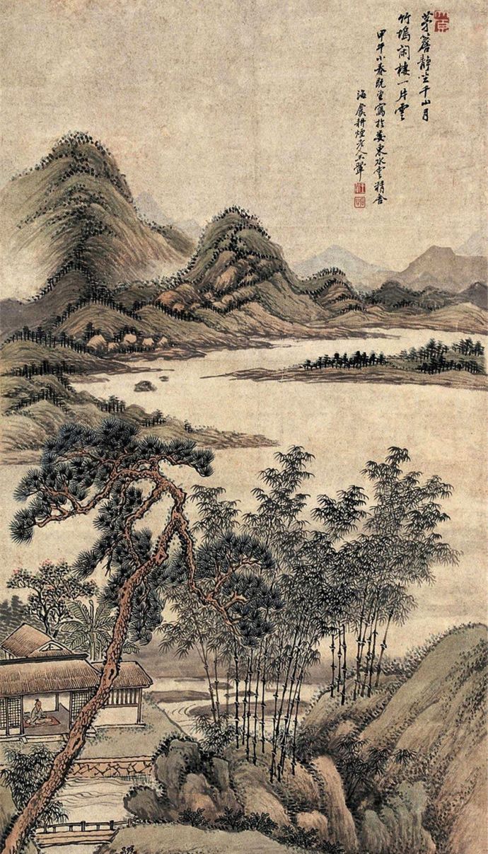 清初画圣王翚山水画作品欣赏