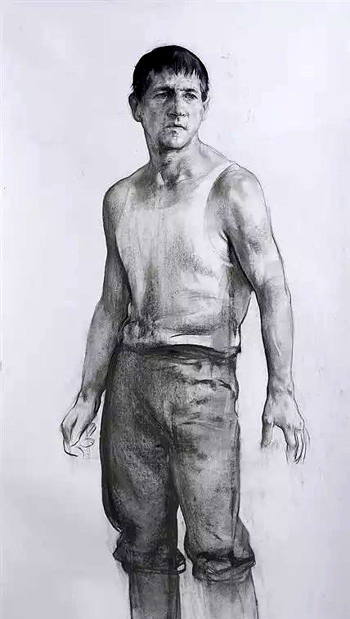 素描高手独具风格布洛欣13幅人物肖像素描作品欣赏