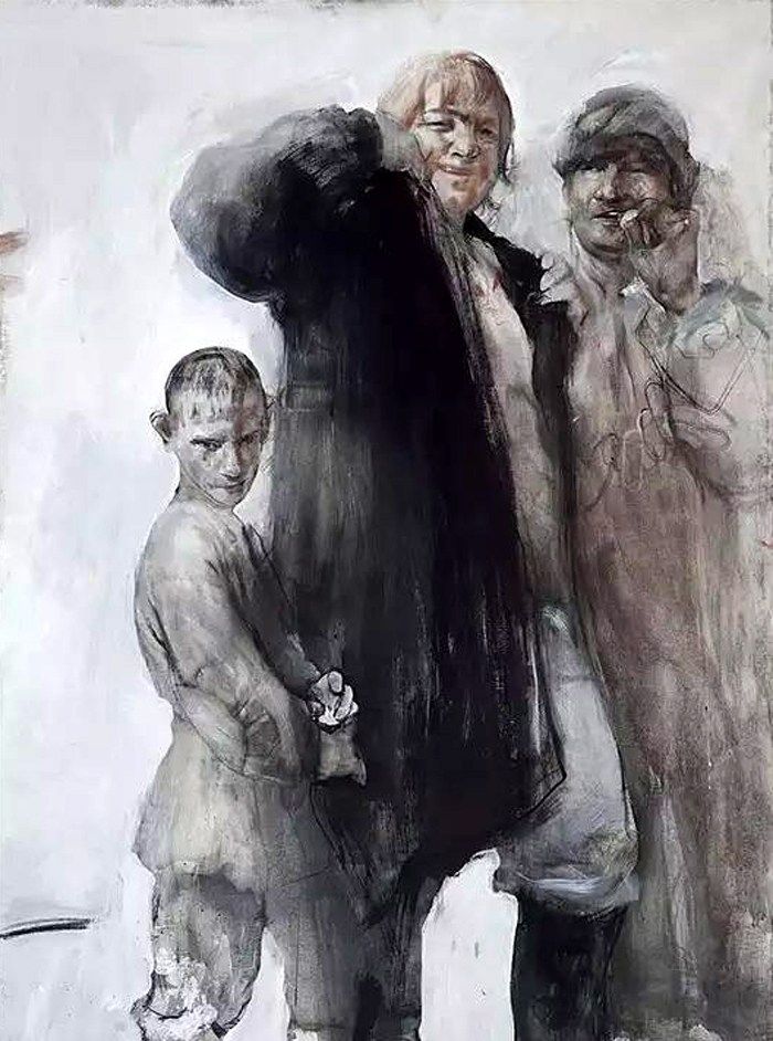 素描高手独具风格布洛欣13幅人物肖像素描作品欣赏