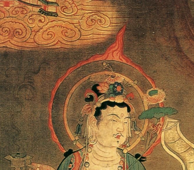 色彩的盛宴三幅敦煌藏经洞的唐代引路菩萨图
