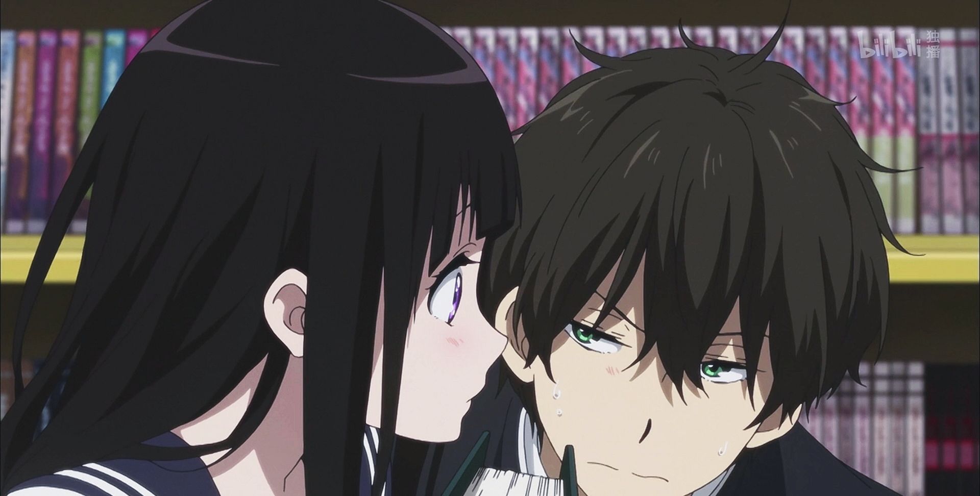 自截动漫情头 画风很好看的冰果