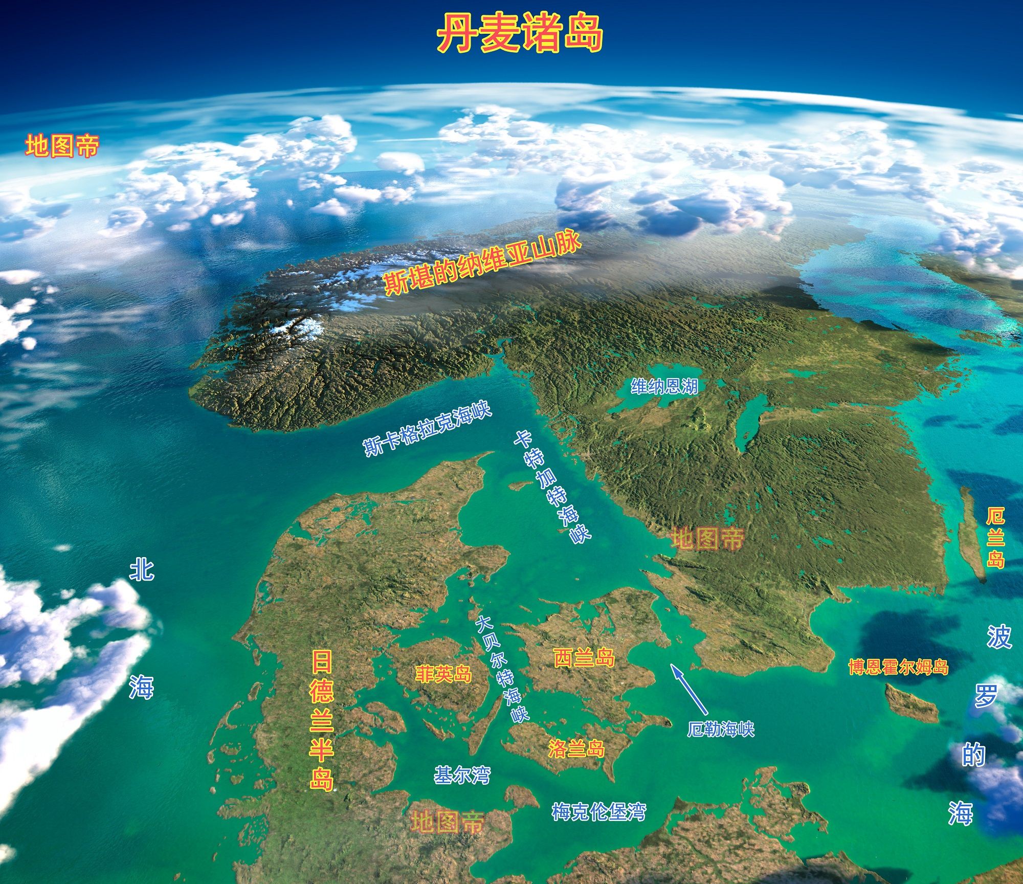 平均深度55米,最深459米,水量约2.17万立方千米.