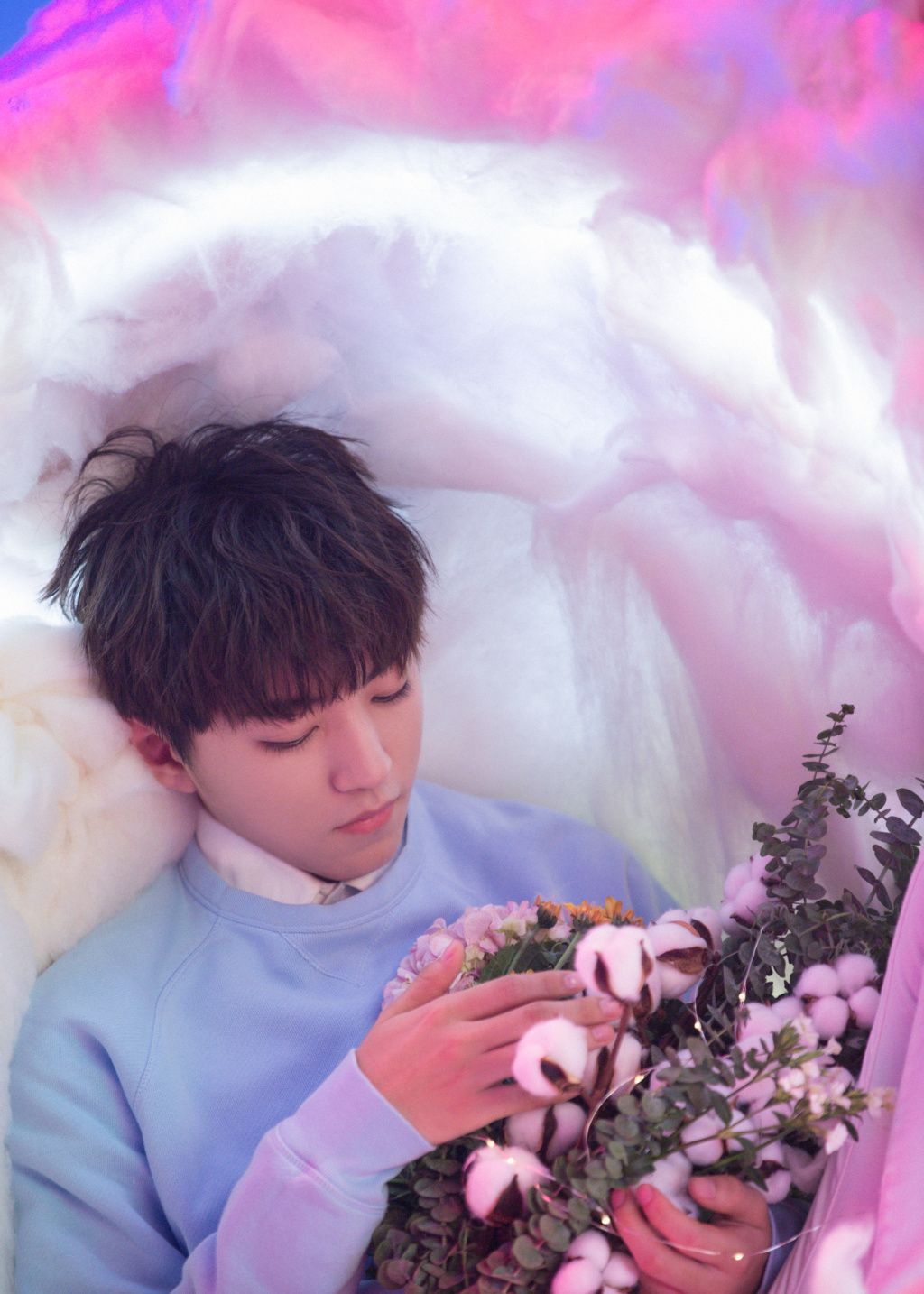 其实更羡慕你王俊凯怀中盛开的蓝色妖姬!