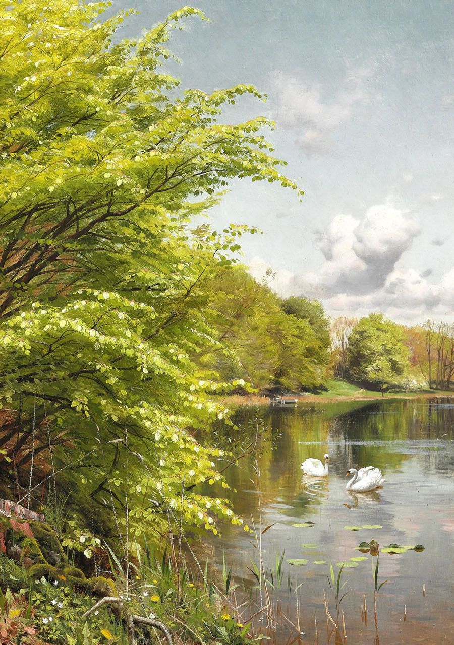 大师级风景油画欣赏丹麦画家蒙森德18591941作品选