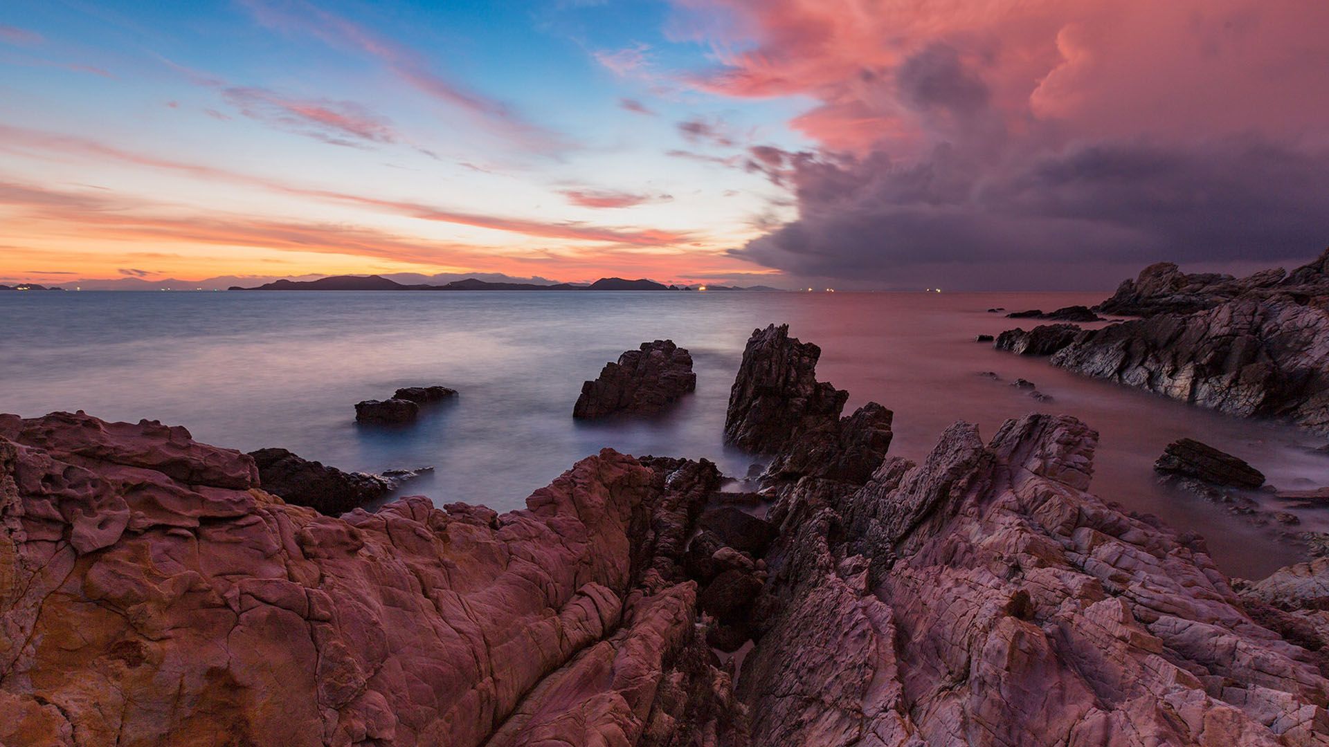 高清唯美海岸自然风光图片桌面壁纸分辨率1920x1200