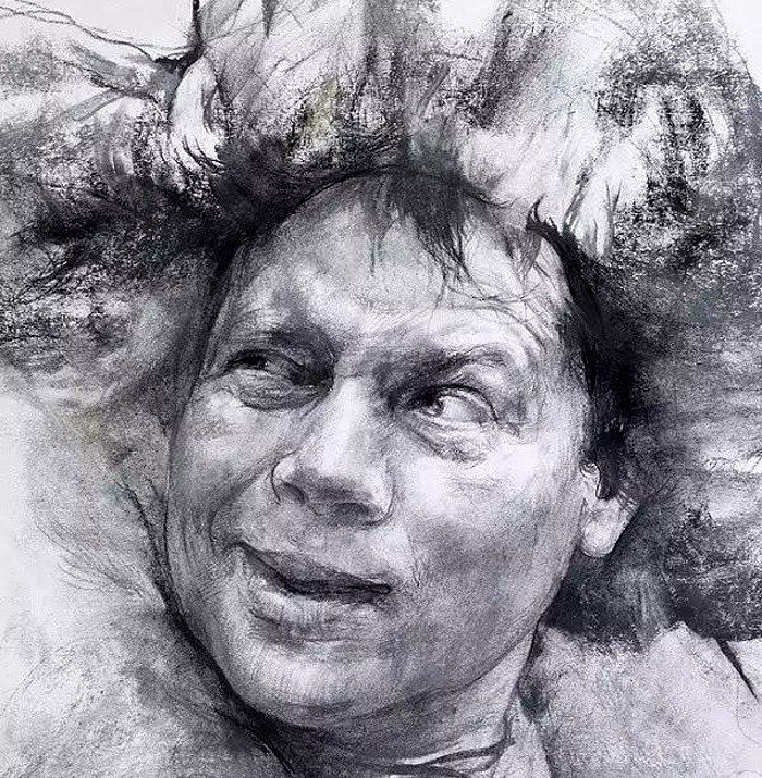 素描高手独具风格布洛欣13幅人物肖像素描作品欣赏