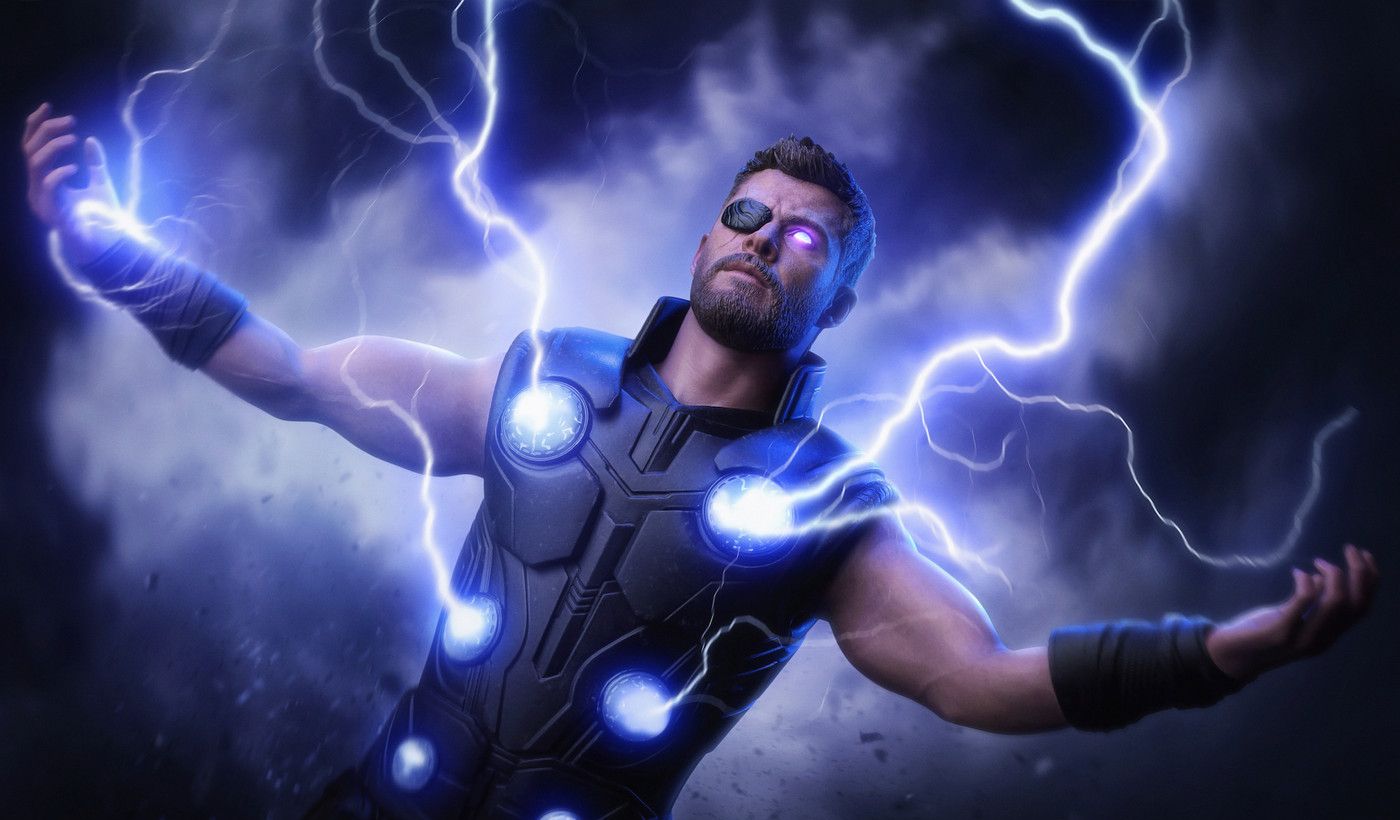 钢铁侠复联3全新装甲携手雷神独眼造型hottoys玩具展品亮相