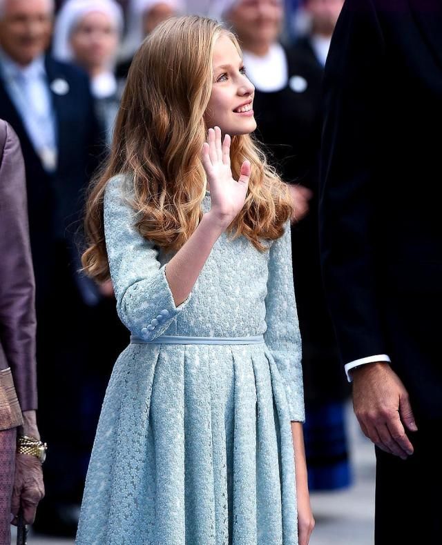 气质小美女莱昂诺尔公主:西班牙皇室未来的女王