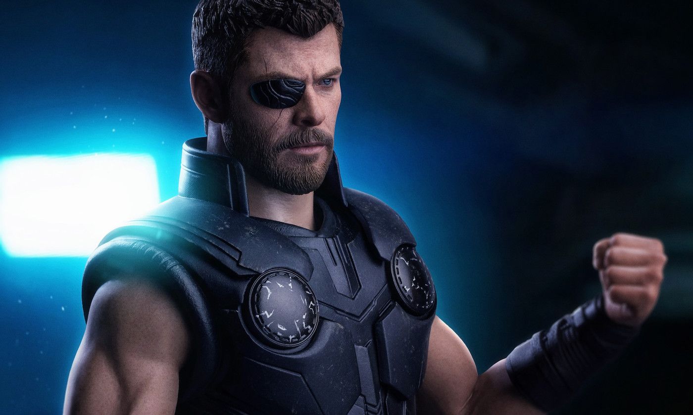 钢铁侠复联3全新装甲携手雷神独眼造型hottoys玩具展品亮相