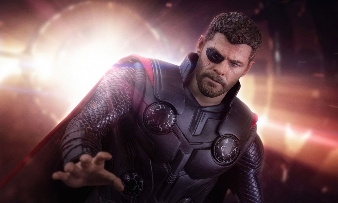 钢铁侠复联3全新装甲携手雷神独眼造型hottoys玩具展品亮相