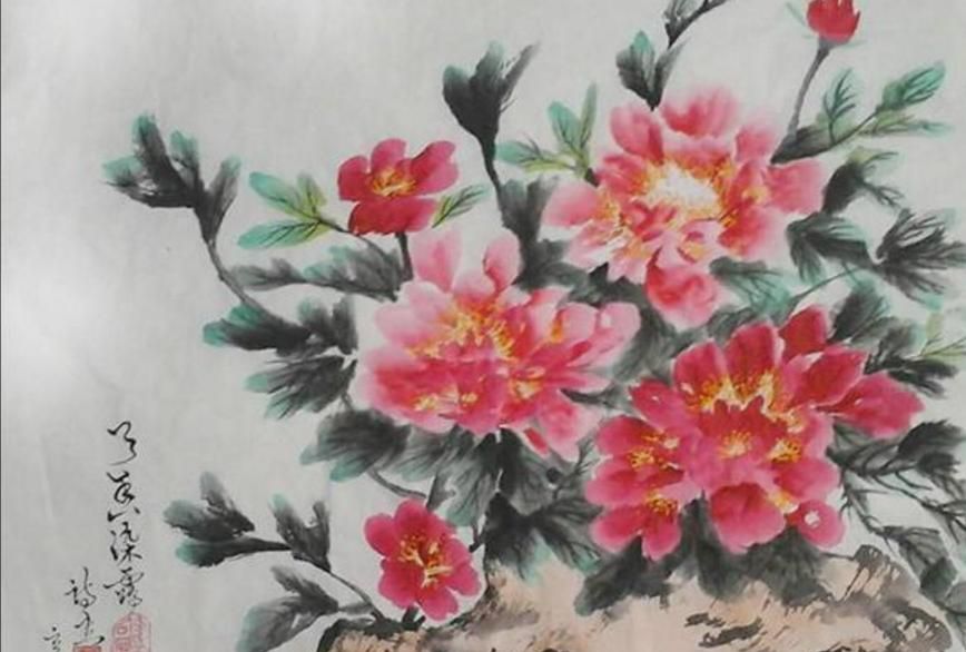 著名艺术画家李诗杰泼墨山水画中国画国画艺术作品赏析