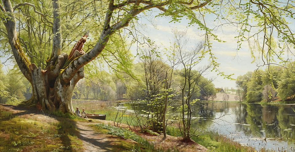 大师级风景油画欣赏丹麦画家蒙森德18591941作品选