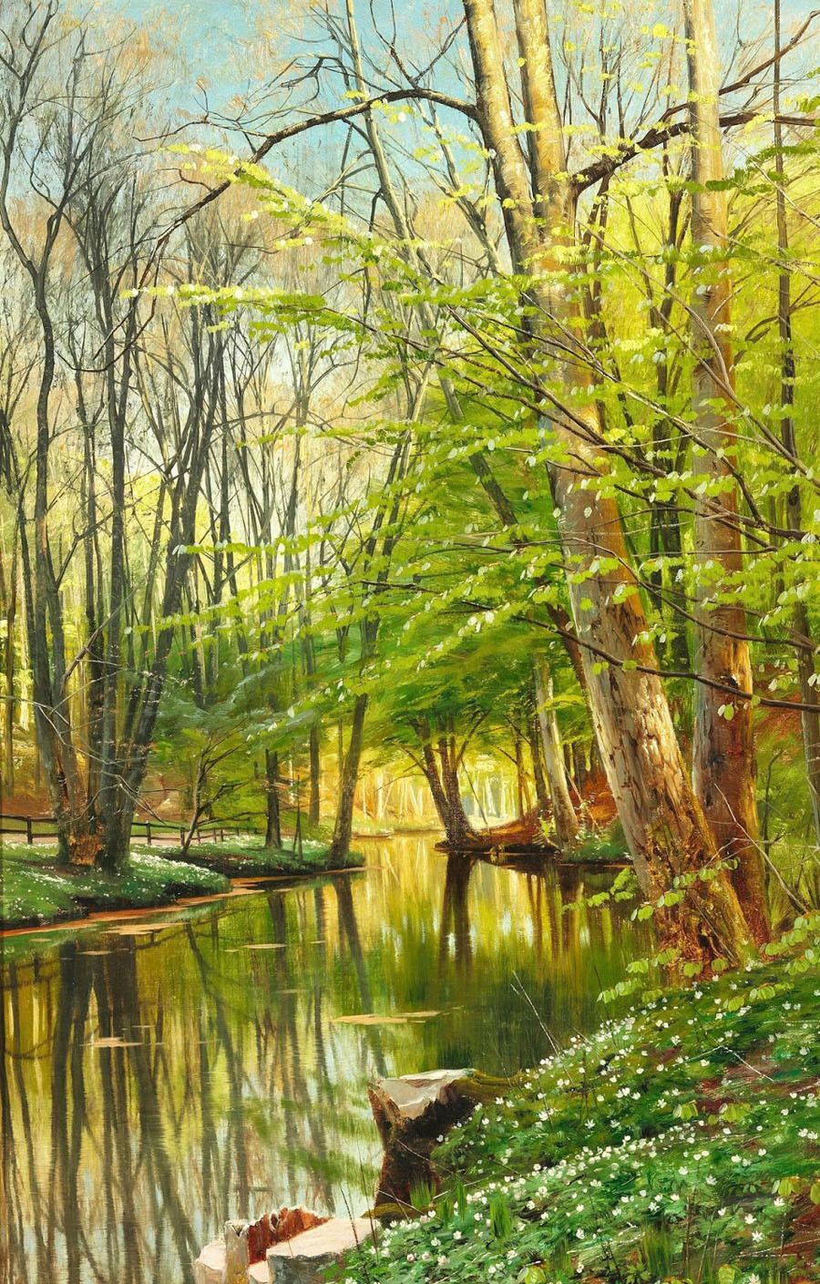 大师级风景油画欣赏:丹麦画家蒙森德(1859-1941)作品选