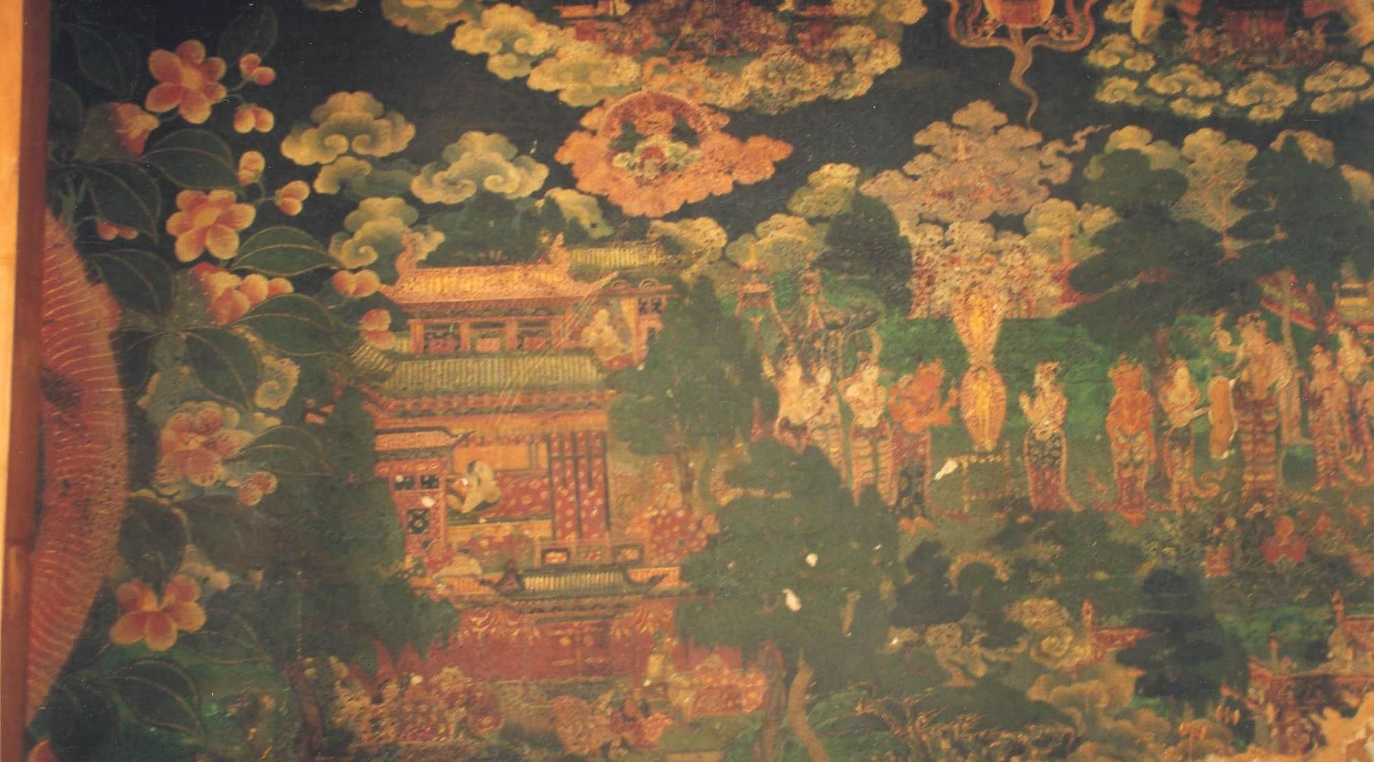 日月同辉图,东汉画像石,河南南阳汉画像馆藏