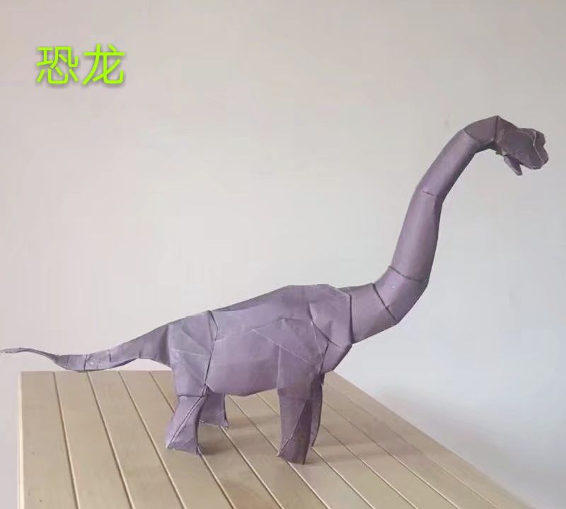 折纸图集大全,11张折纸图片作品赏析,喜欢就收藏吧|折纸|公鸡|恐龙