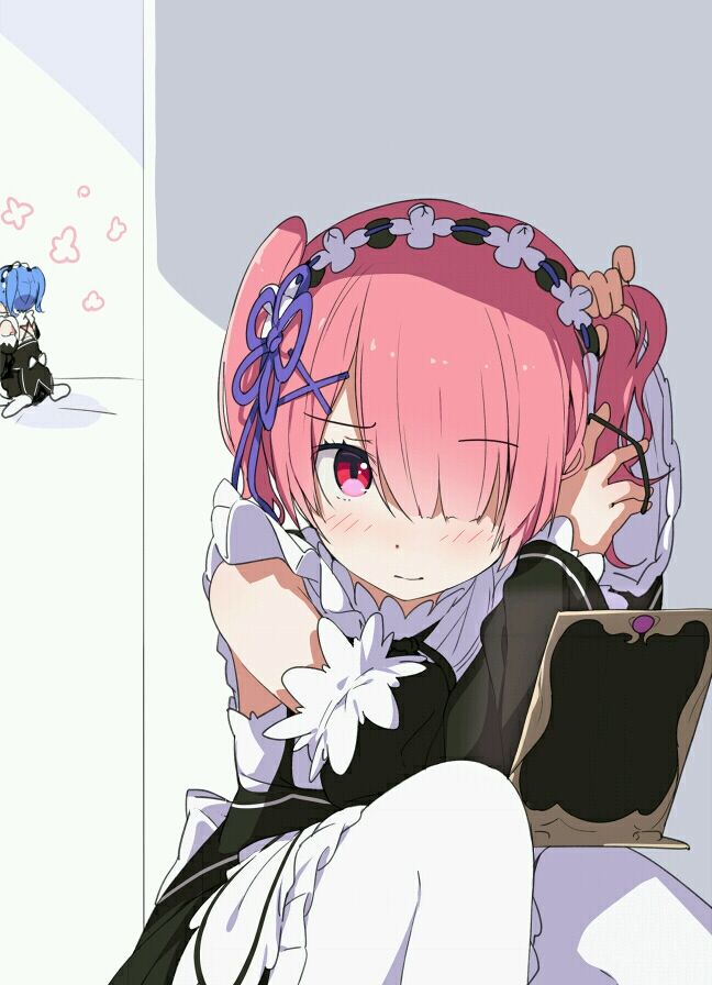 动漫美图:从零开始的异世界生活女主角拉姆,可爱少女图片欣赏