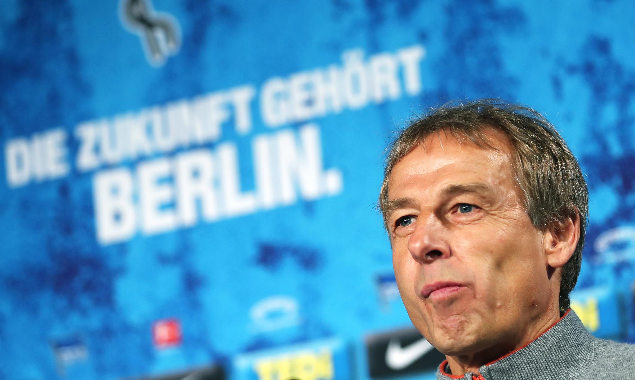 克林斯曼"闪电"辞去柏林赫塔帅位