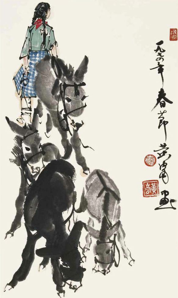 20世纪国画大师黄胄人物画作品欣赏|黄胄|国画|真情_新浪新闻