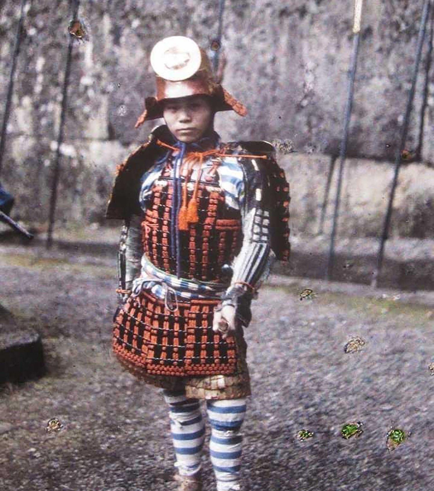 日本武士老照片:个子都不高,有凶悍的男武士,也有漂亮的女武士