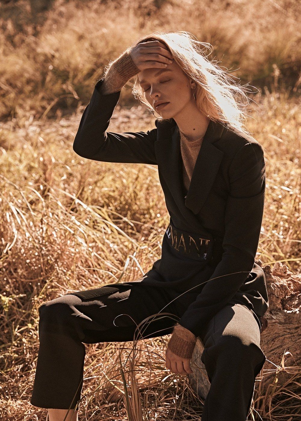 超模克莱尔克劳馥最新时尚大片曝光!精致容颜上演秋日风情!