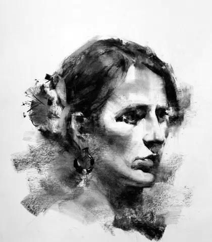 吴兆铭技艺高超的素描作品