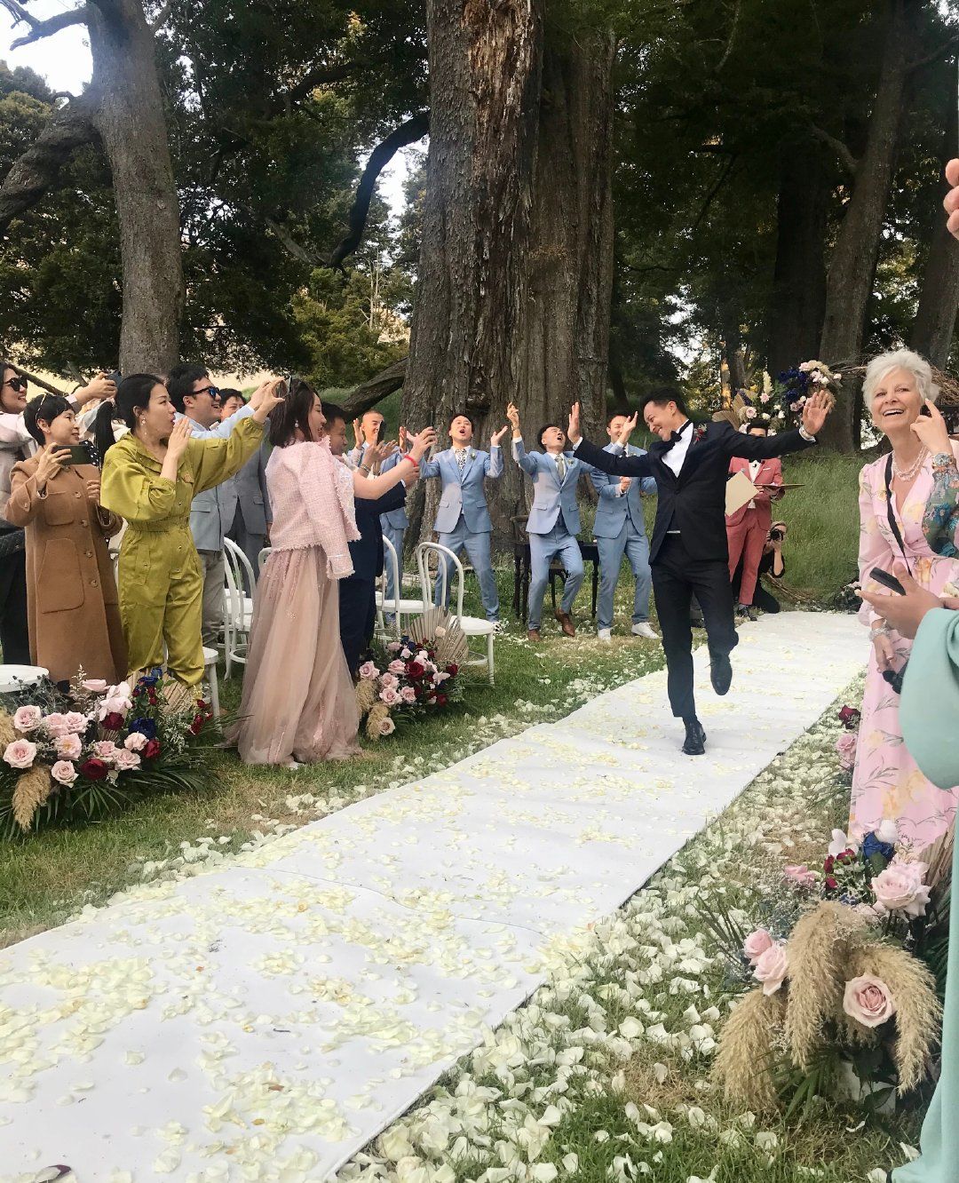 韩庚和卢靖姗结婚典礼现场图曝光,仪式感好强,这一对太甜了吧