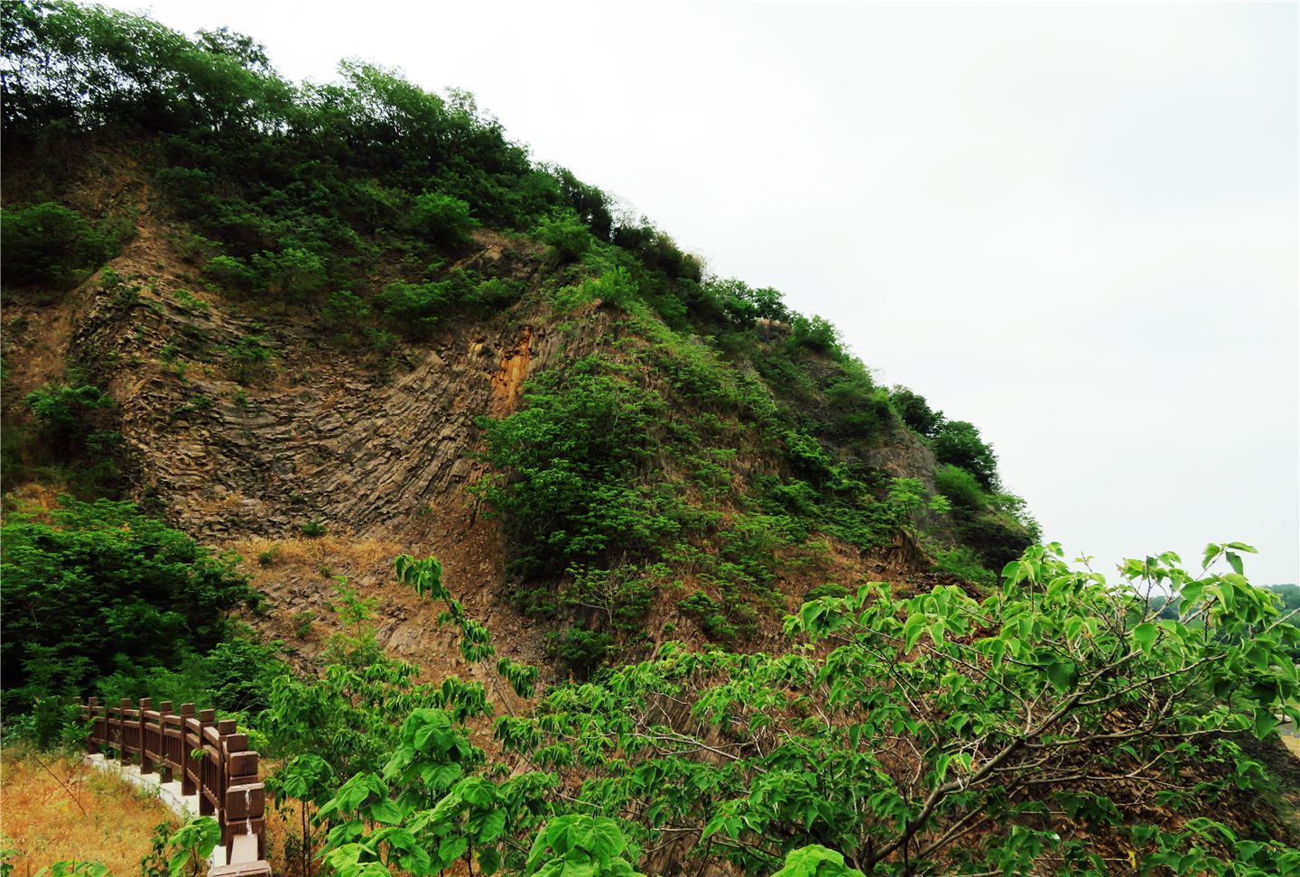 媲美美国黄石公园的石柱林南京六合瓜埠山